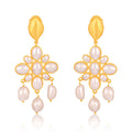 Swept Away Drop Earrings - Pearl